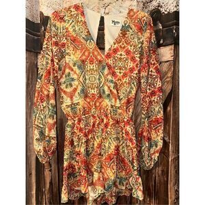 Show Me Your Mumu Outlaw Romper Womens S Small